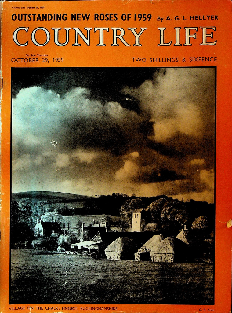 Country Life Magazine October 29 1959 New Roses Smallpox Eradication0