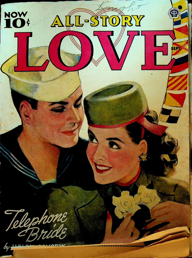 All Story Love Pulp September 1943 Helen Compton Vina Lawrence June Rutherford0