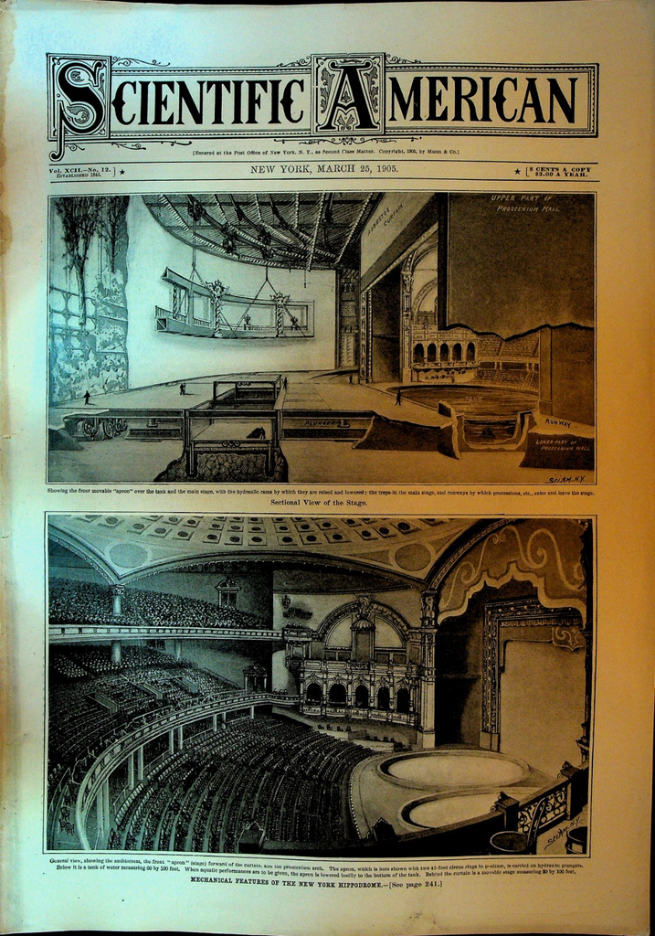 Scientific American March 25 1905 New York Hippodrome King Edward VII Ship0