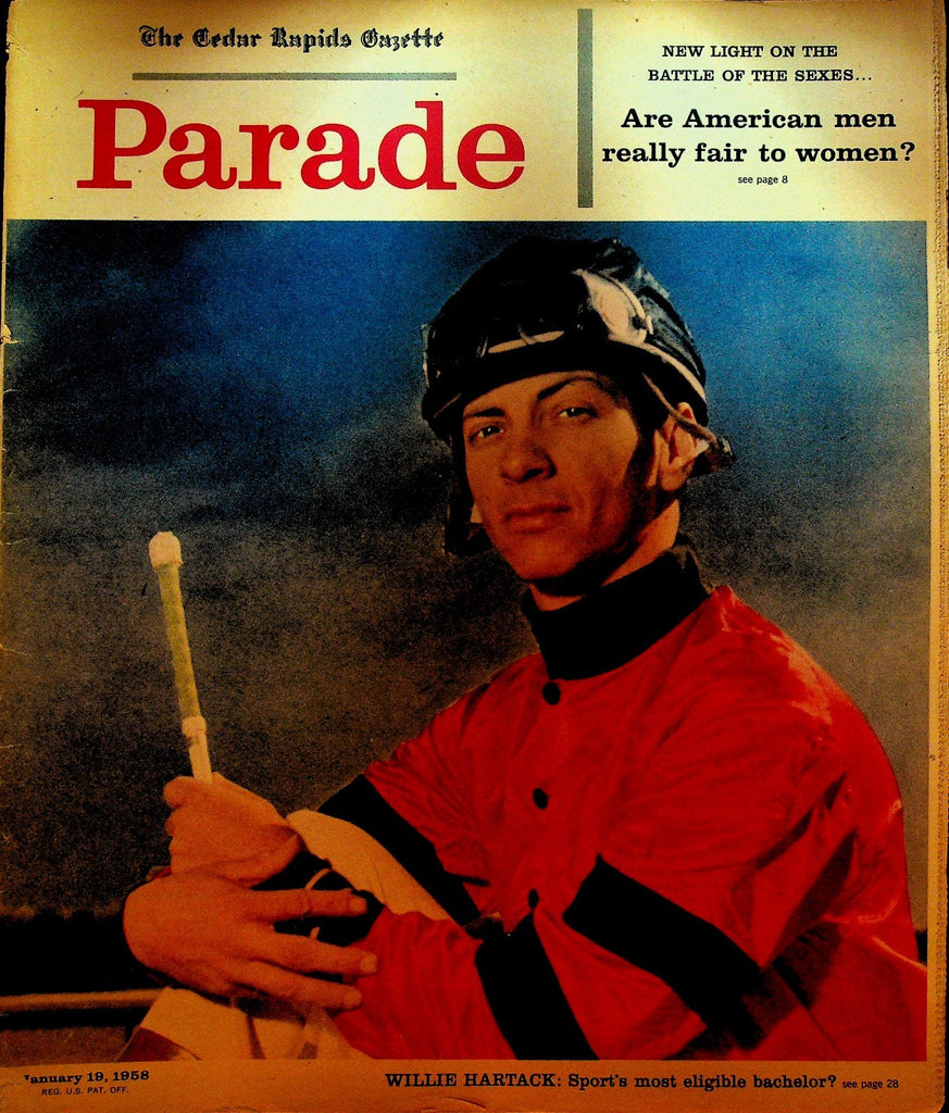 Parade Magazine January 19 1958 Willie Hartack James Garner David Niven0