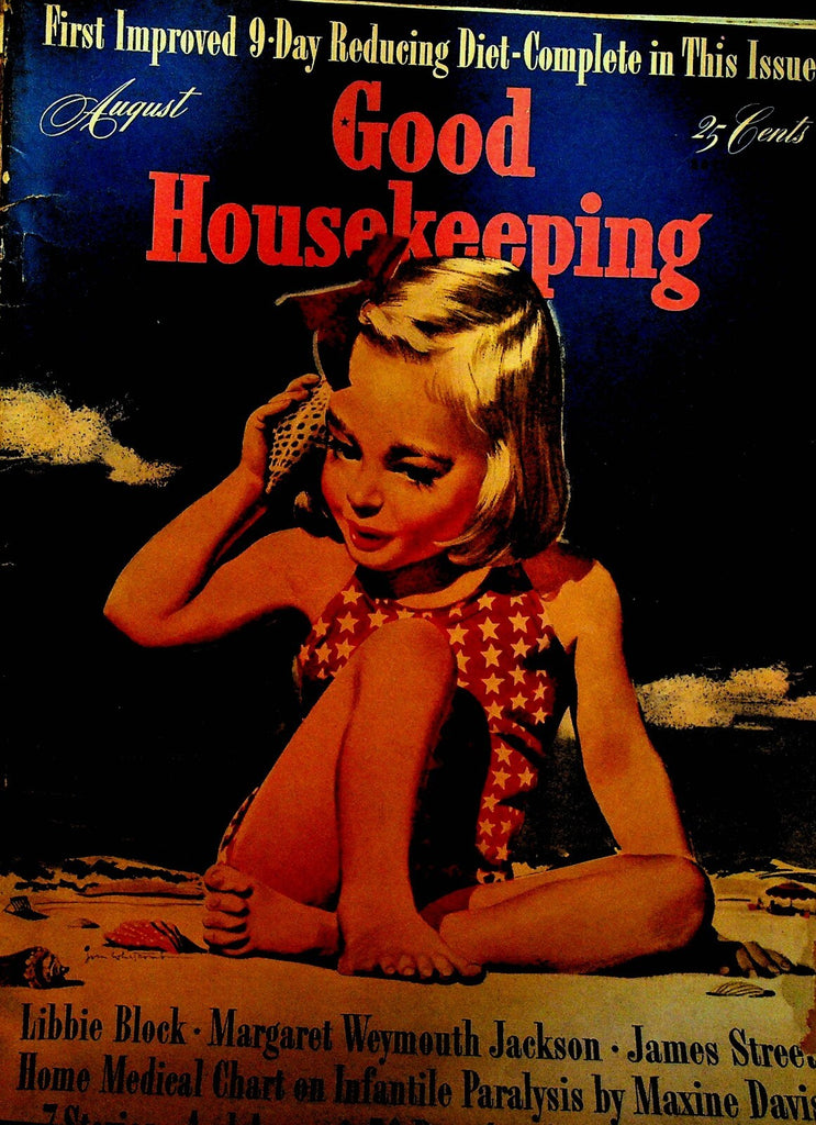 Good Housekeeping August 1941 Mickey Mouse Golfing Mona Williams Irene Hunt0