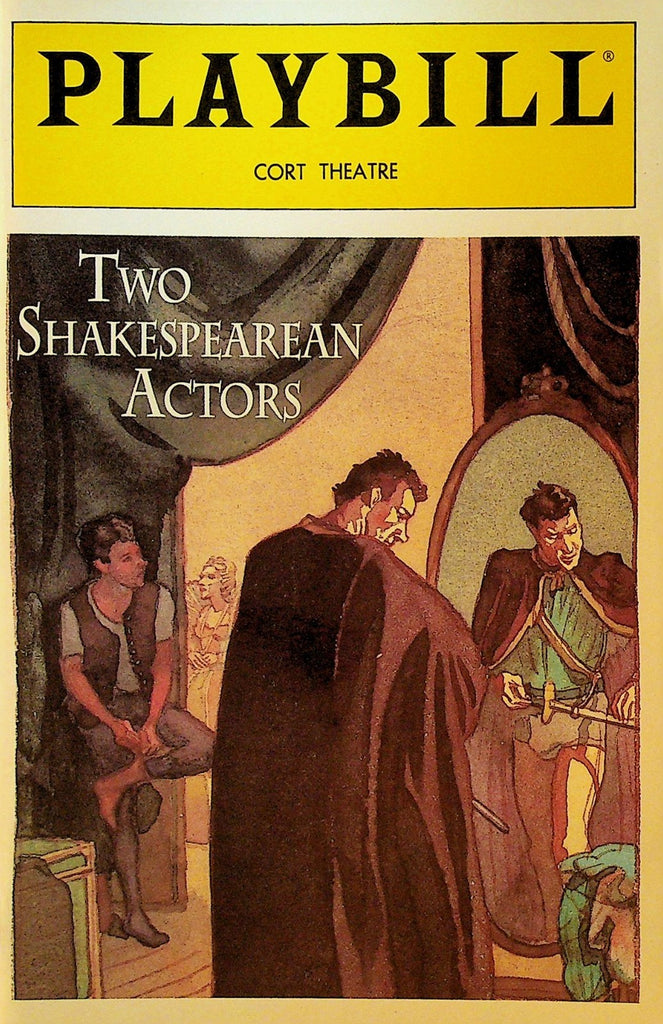 Two Shakespearean Actors Playbill Opening Night January 16 1992 Ben Bode0