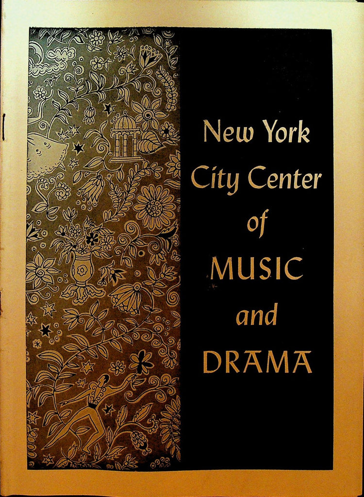 New York City Center of Music & Drama Ballet Program December 19550