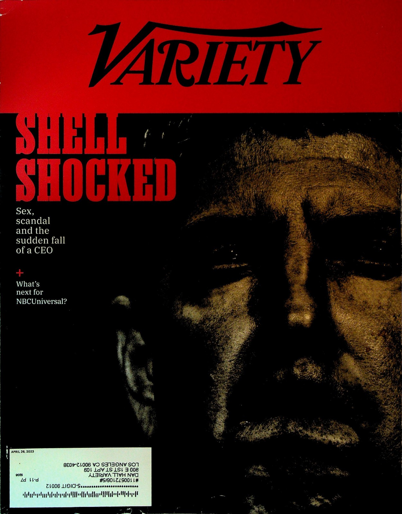 Variety Magazine April 26 2023 Jeff Shell Joshua Jackson0