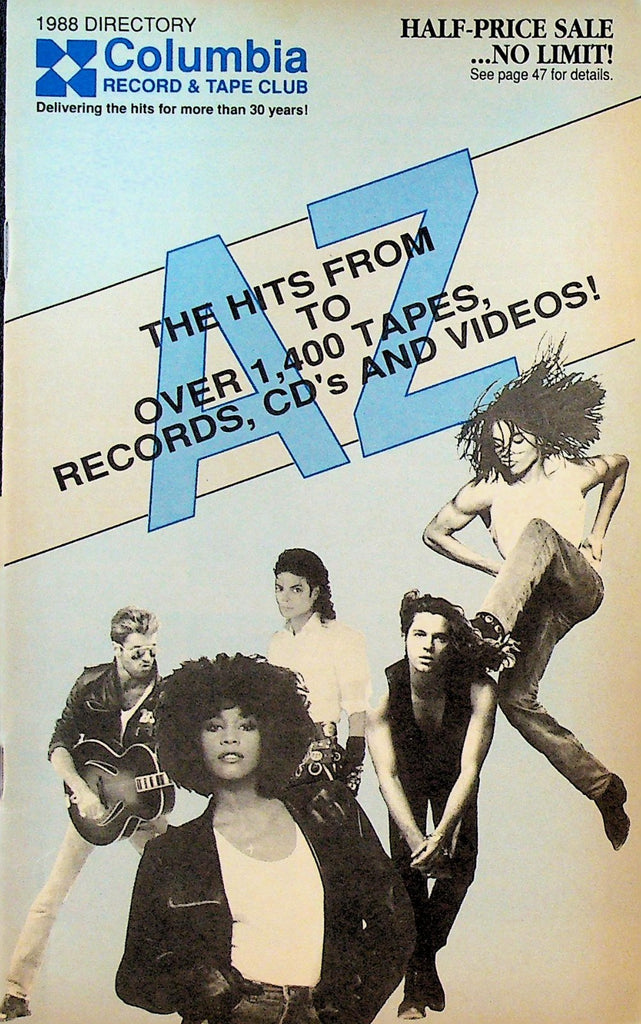 Columbia Record & Tape Club Catalog Directory 1988 Michael Jackson0