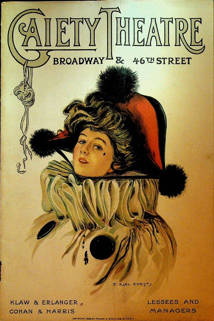 The Traveling Salesman Playbill April 5 1909 Sarah McVicker Edward Ellis