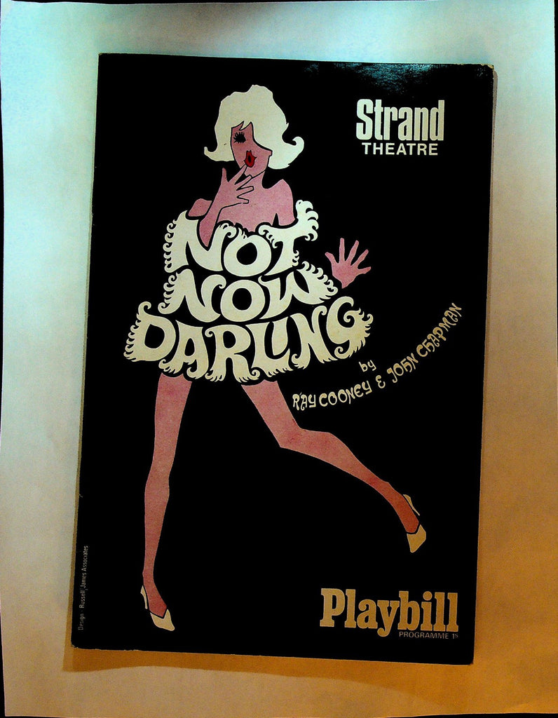 Not Now Darling Playbill 1969 Derek Farr Joe Baker Bridge McConnel Tom Gill0