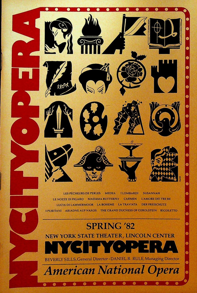 I Lombardi Alla Prima Crociata New York City Opera Playbill April 2 19820