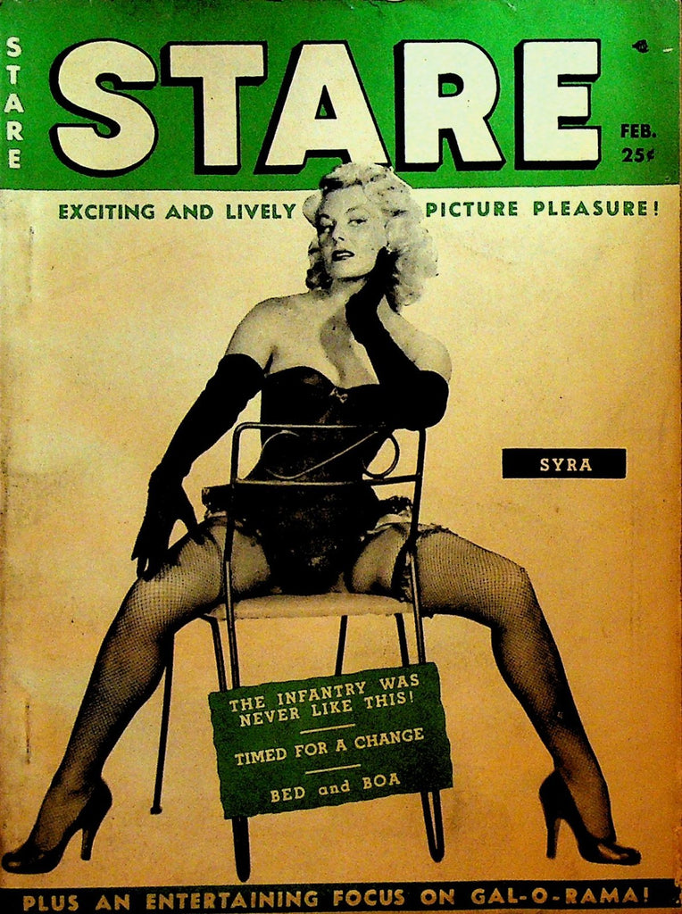 Stare Magazine February 1954 Pin-Up Cheesecake Syra Yvonne Menard0