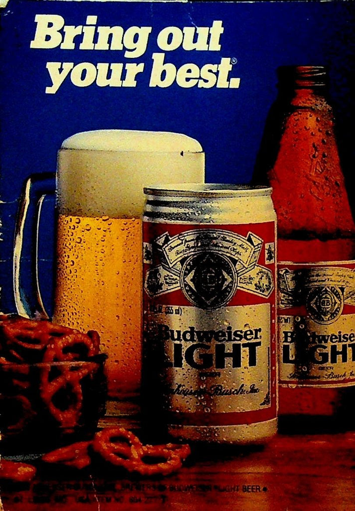 Budweiser Bud Light Baseball Catcher Table Standee0