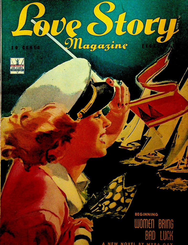 Love Story Pulp September 5 1942 Myra Gay Sidney Waldo Anthony Carver0