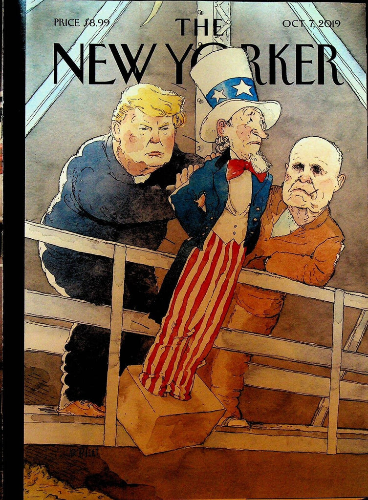 New Yorker October 7 2019 Donald Trump Rudy Giuliani Barry Blitt Derren Brown