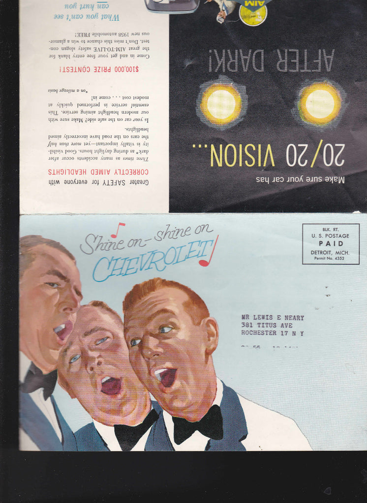 Chevy 1958 Shine-On Shine-On Chevrolet brochure0