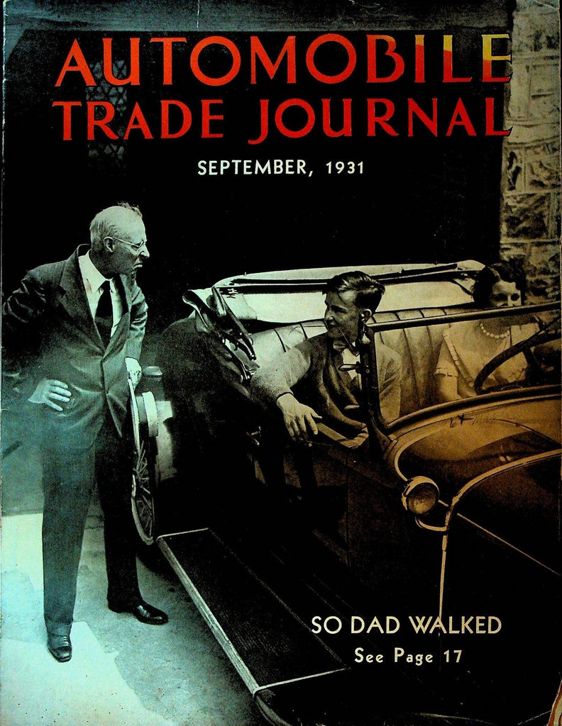 Automobile Trade Journal September 1931 Advertising REO Speedwagon