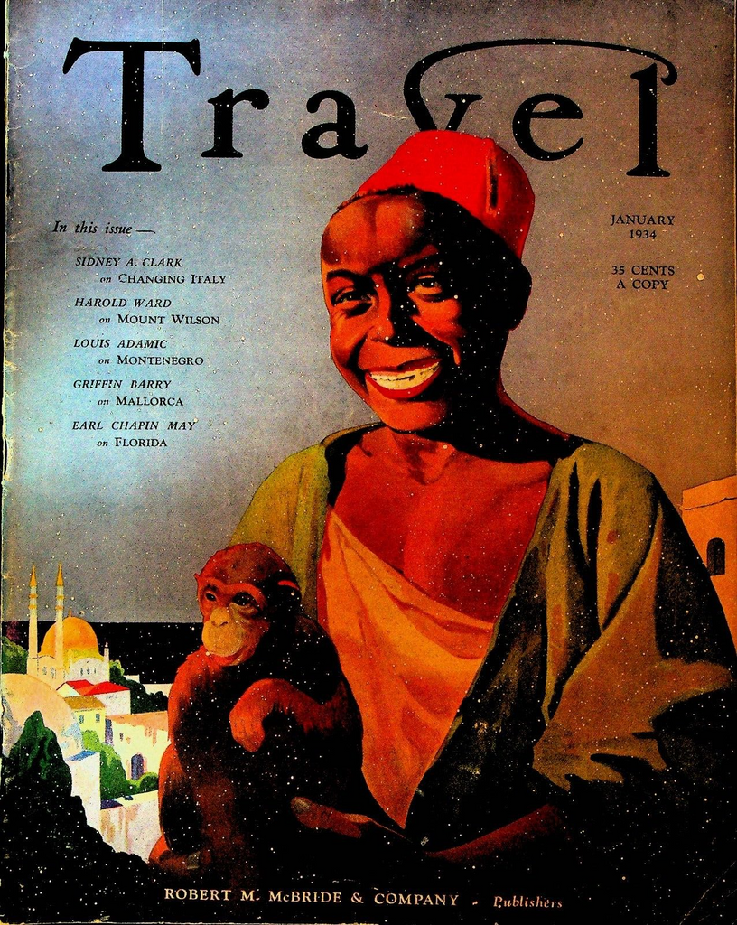 Travel Magazine January 1934 Florida Mallorca Hawaii Italy