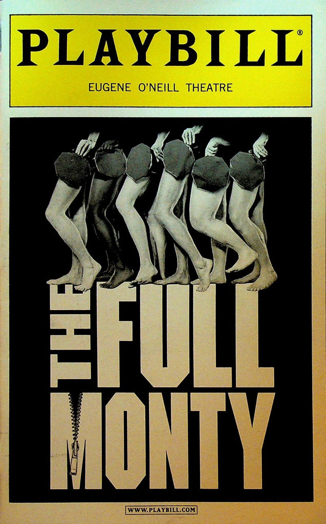 The Full Monty Playbill September 2001 Nicholas Cutro Lisa Datz Aaron Nutter0