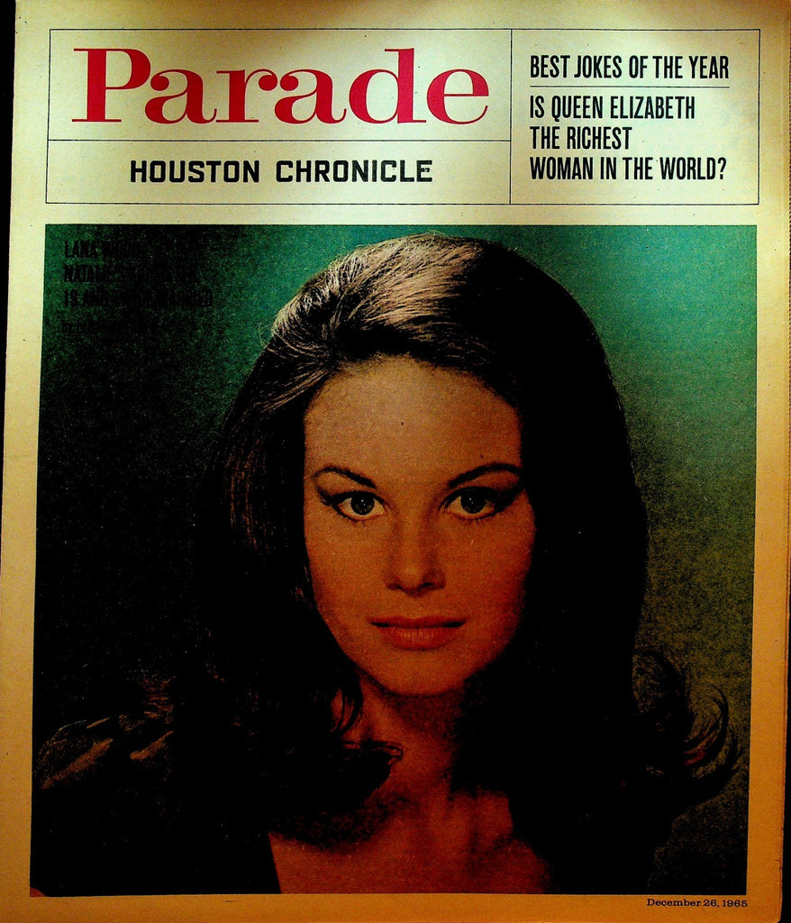 Parade Magazine December 26 1965 Lana Wood Queen Elizabeth II Charo0