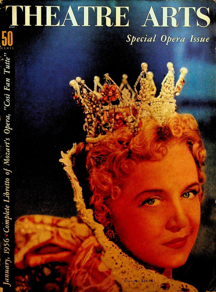 Theatre Arts Magazine January 1956 Eleanor Steber Magic Flute0
