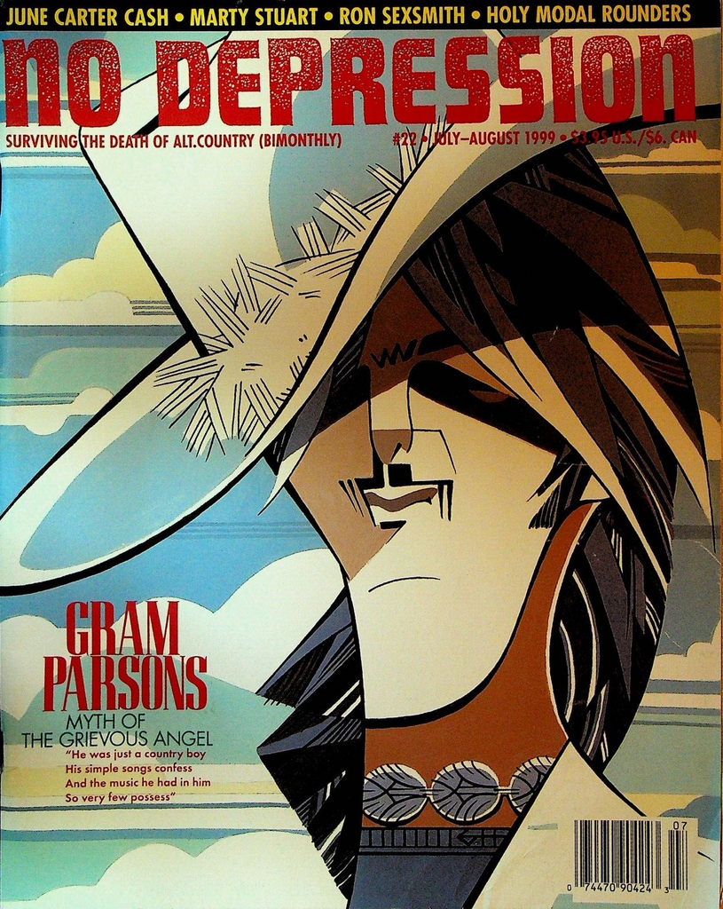 No Depression Magazine July 1999 Gram Parsons June Carter Cash Marty Stuart