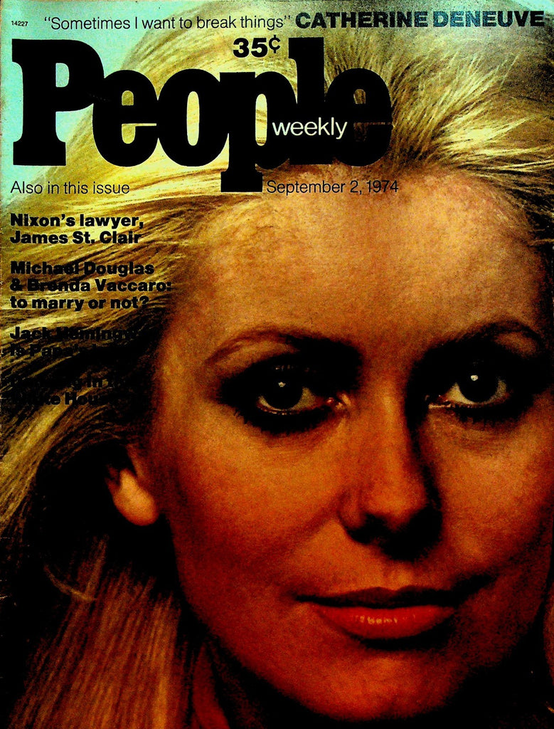 People Magazine September 2 1974 Catherine Deneuve Michael Douglas0