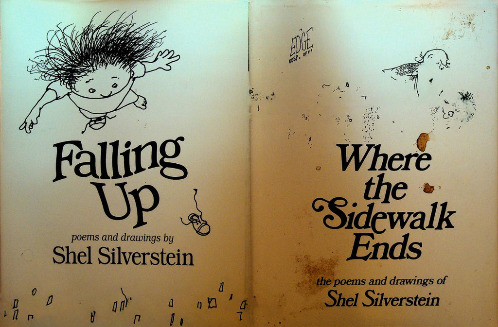 Shel Siverstein HC DJ Lot of 3 Books Sidewalk Ends Giving Tree Falling Up0
