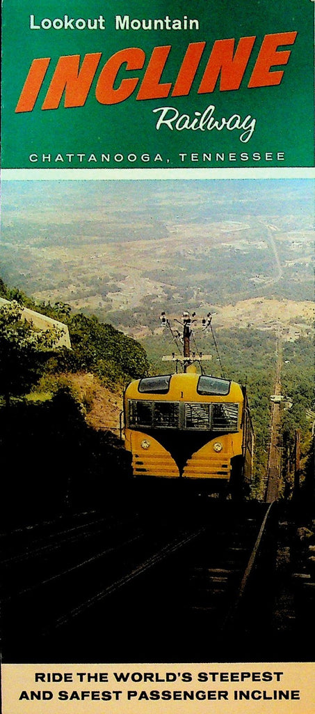 Lookout Mountain Incline Railway Chattanooga Tennessee Brochure0