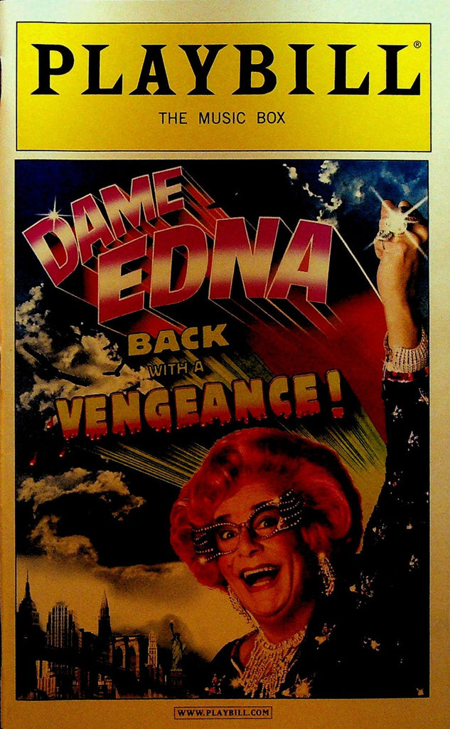 Dame Edna Back With a Vengeance Playbill November 2004 Barry Humphries0