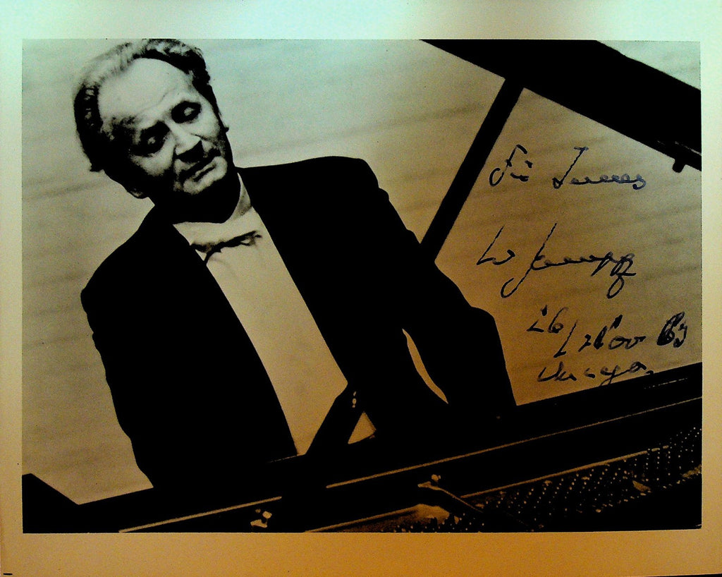 Wilhelm Kempff Pianist Autographed Signed Photograph 1960s0