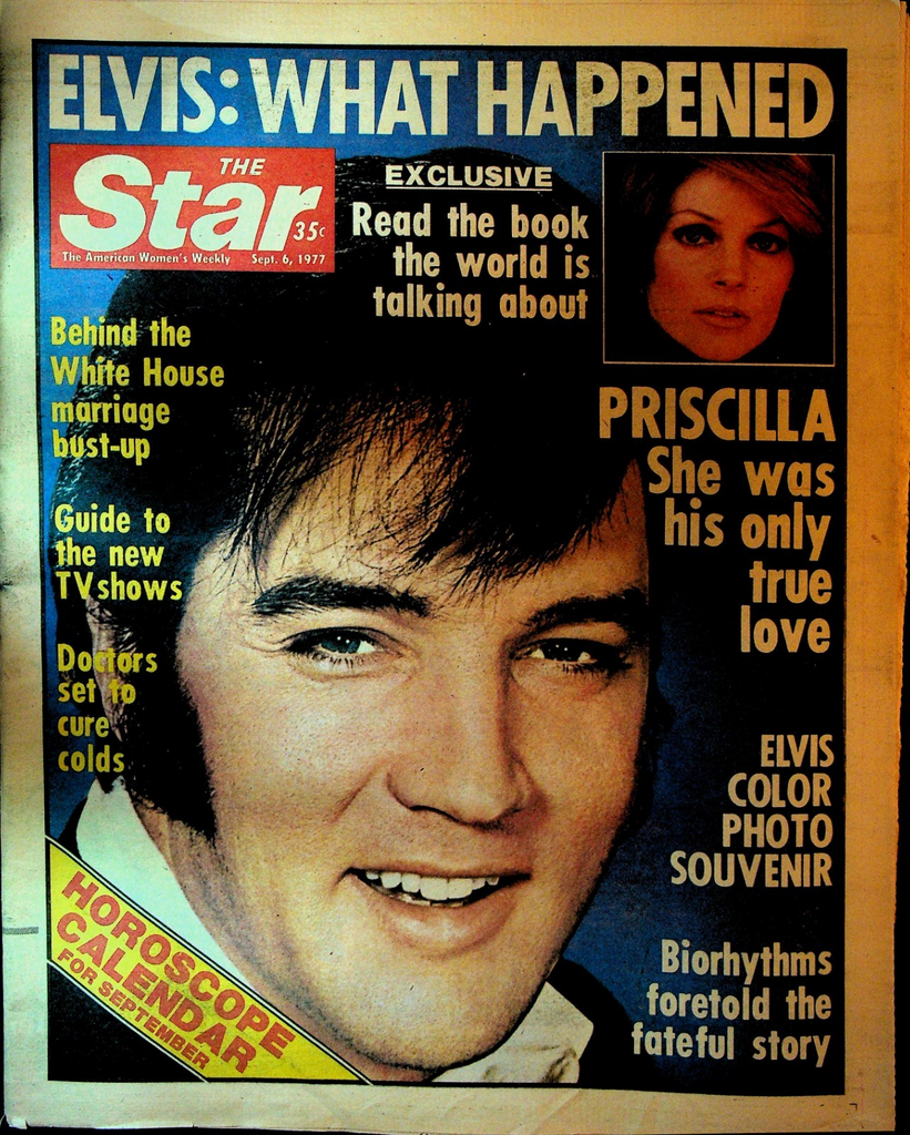 The Star September 6 1977 Elvis Priscilla Presley JFK Jr Clint Eastwood0