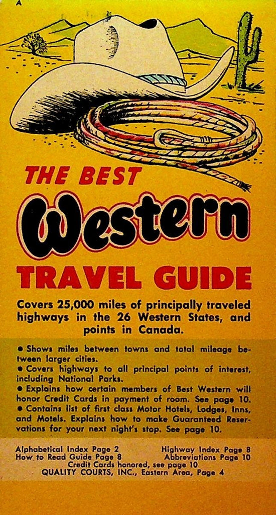 Best Western Travel Guide Motels 1950s0
