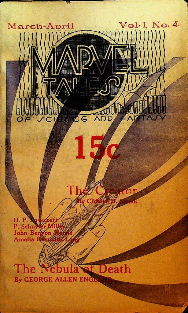 Marvel Tales March 1935 Science Fiction HP Lovecraft Clifford D Simak0