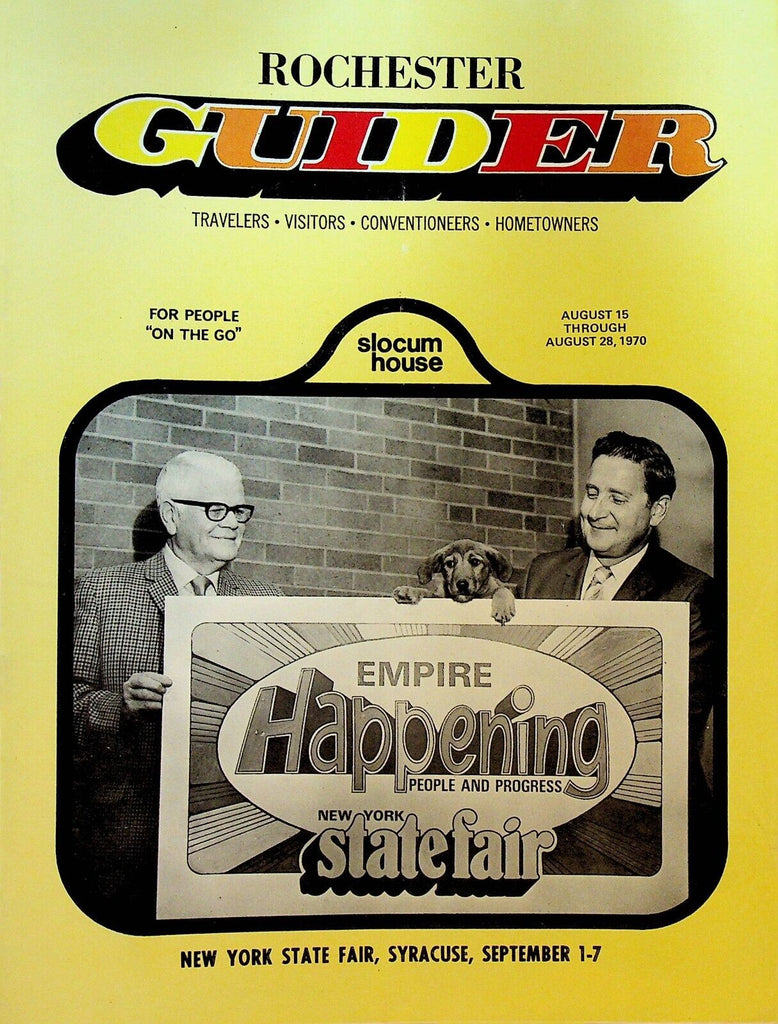 Rochester NY Guider Magazine August 15 1970 Chuck Mangione Carlos Metidieri