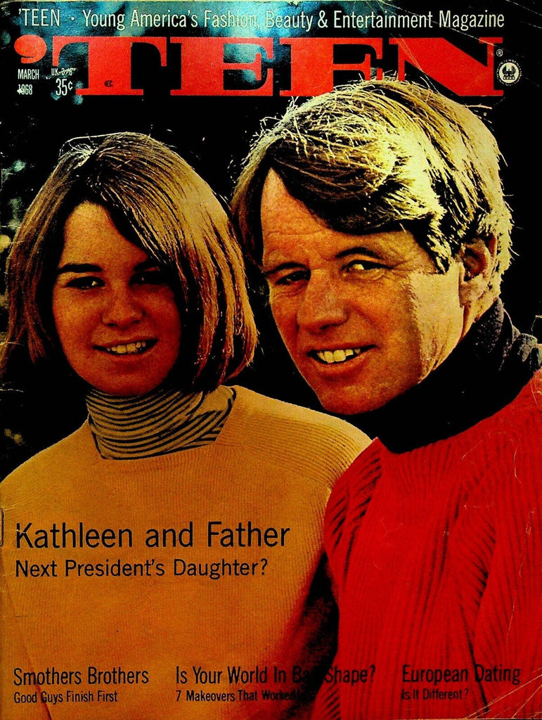 Teen Magazine March 1968 Robert F Kennedy Smothers Brothers Diana Ross