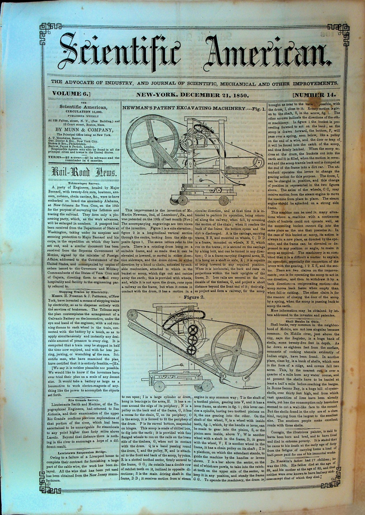 Scientific American December 21 1850 New York City Railroads Lewistown Bridge0