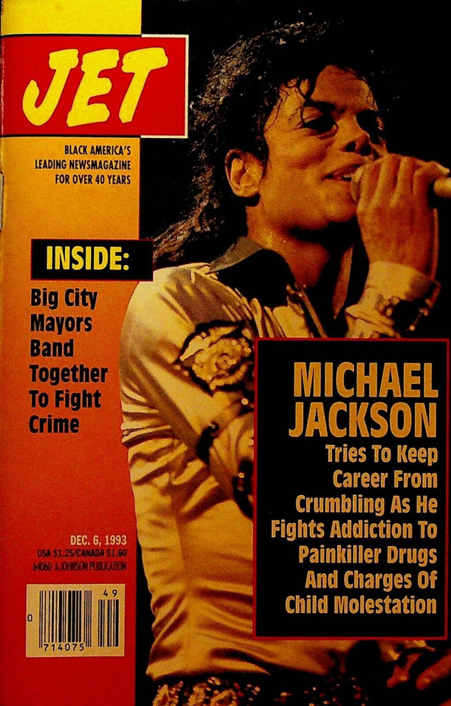 Jet Magazine December 6 1993 Michael Jackson Michael Jordan LeShon Johnson