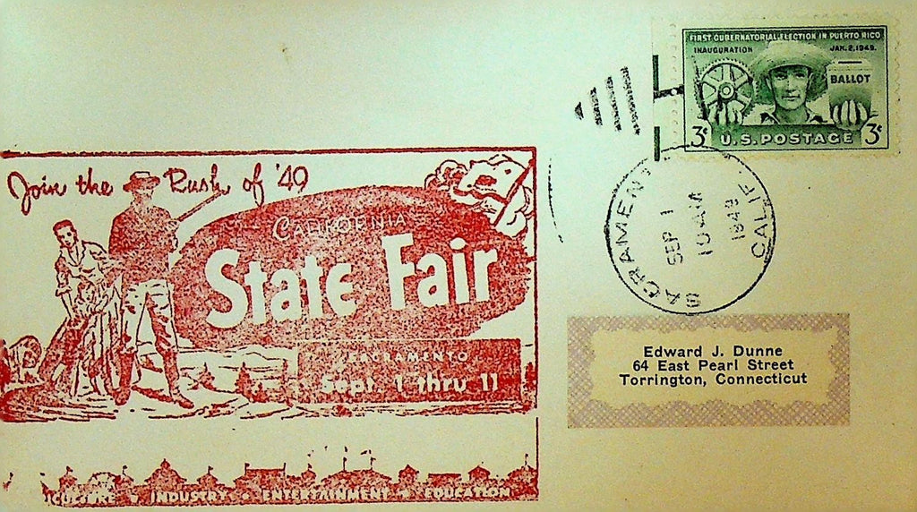 California State Fair Cover 1949 Join the Rush of 490