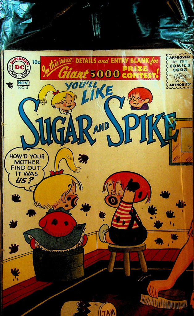 Sugar and Spike #4 DC Comics Sheldon Mayer 1957 Silver Age0
