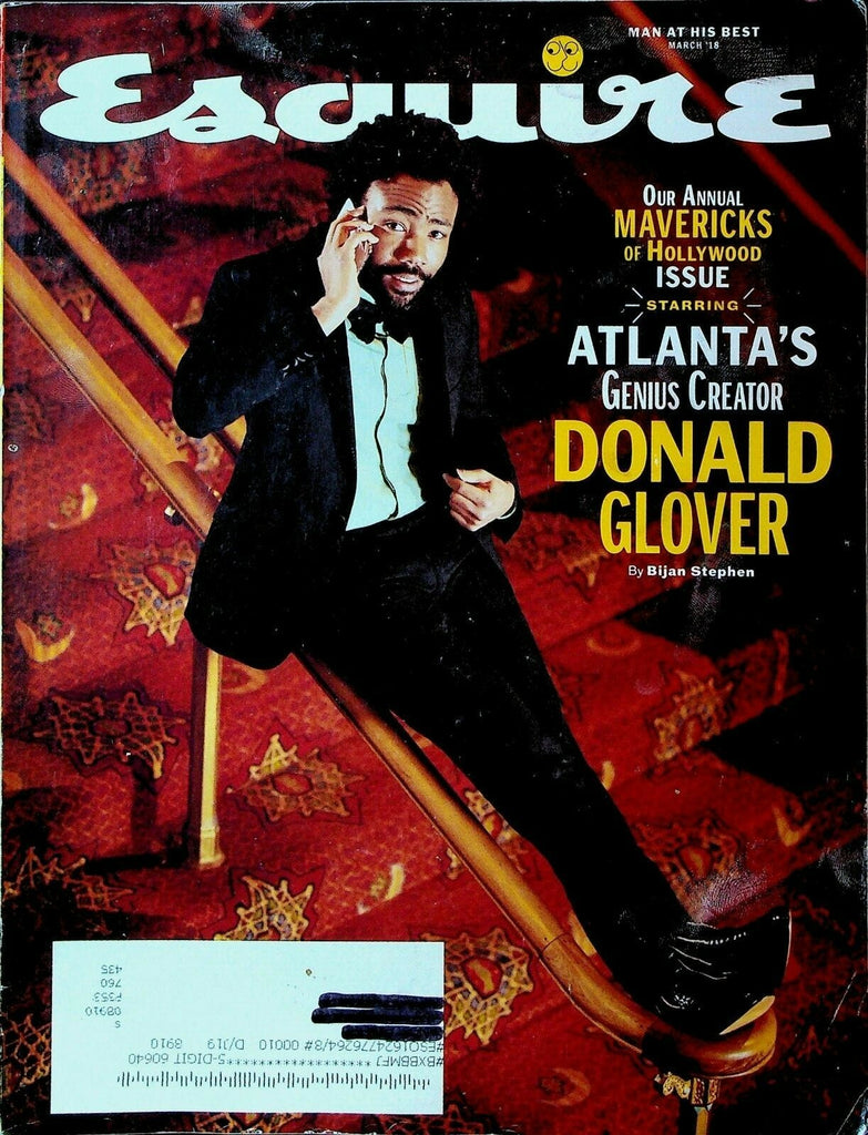 Esquire Magazine March 2018 Donald Glover Lindsey Vonn Nora Ephron 0
