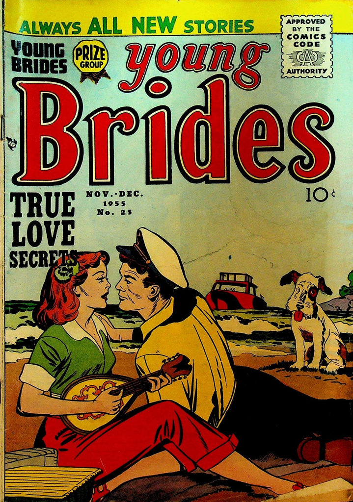 Young Brides 25 Prize Comics 1955 Silver Age Romance Comic0