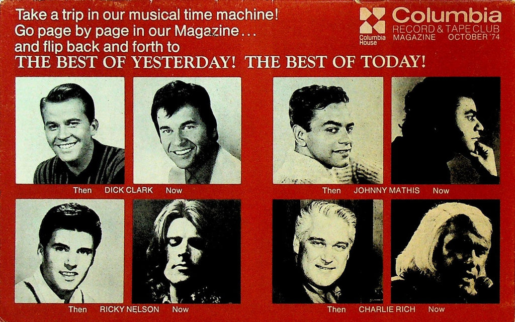 Columbia Record & Tape Club Catalog October 1974 Dick Clark Bob Dylan Brenda Lee0