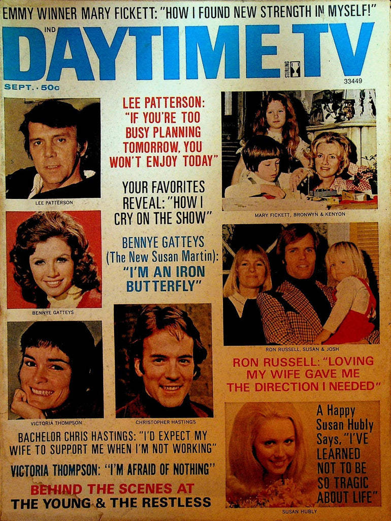 Daytime TV Magazine September 1973 Lee Patterson Ron Russell Chris Hastings0