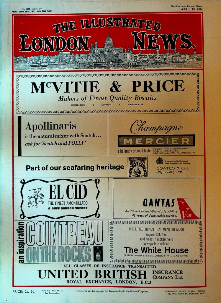 Illustrated London News April 25 1964 Maurice Denis Badminton Shakespeare