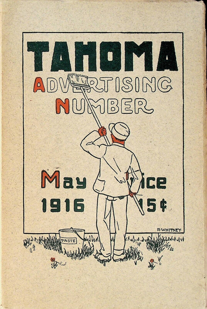 Tahoma May 1916 Stadium & Lincoln Park High School Tacoma Wa Student Magazine