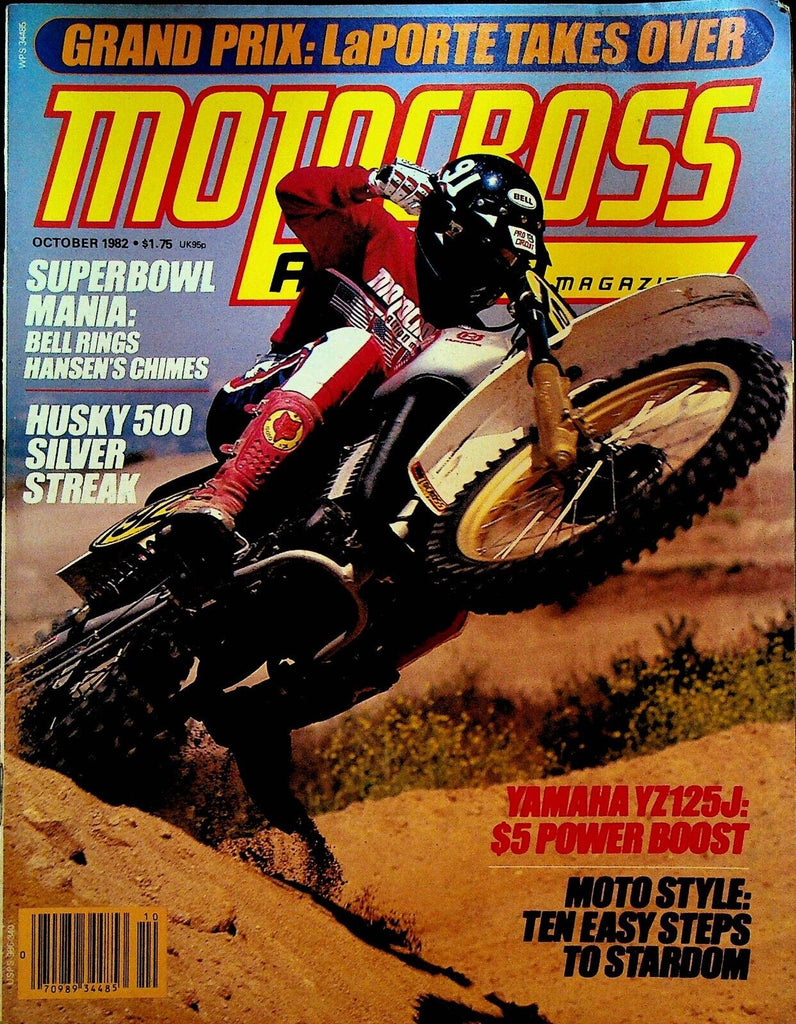 Motocross Action Magazine October 1982 Mike Bell Danny LaPorte David Gerig