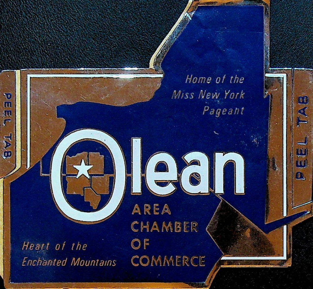 Olean NY Area Chamber of Commerce Unused Sticker Miss New York Pageant0