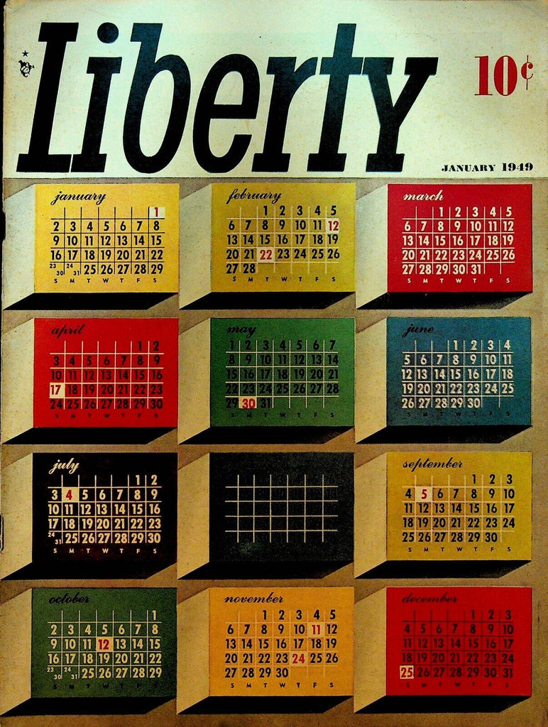 Liberty Magazine January 1949 Car Phones Burt Lancaster George Dorsey