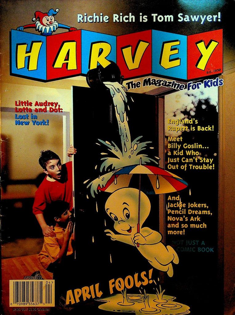 Harvey Comics Magazine April 1999 Richie Rich Little Lulu Dot Audrey0