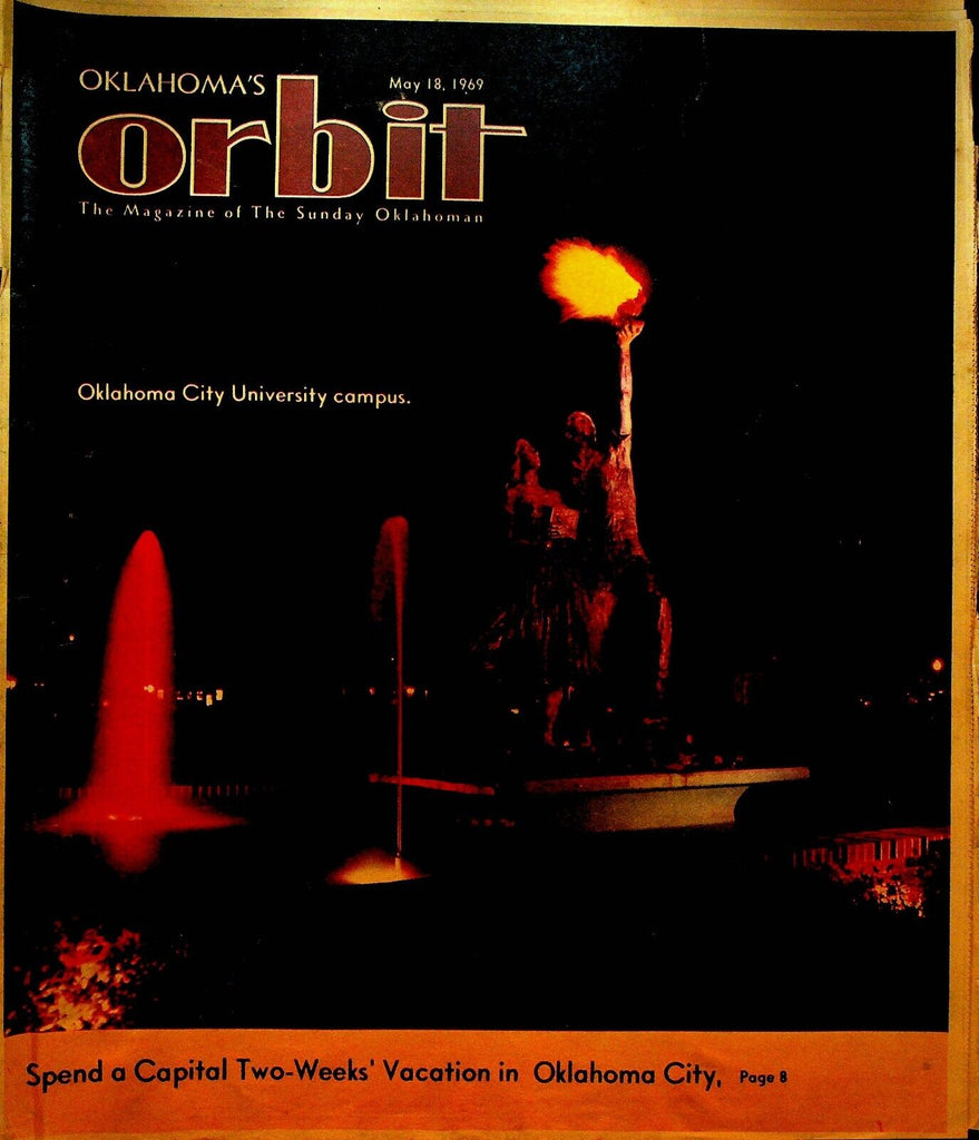 Oklahoma Orbit Magazine May 18 1969 Oklahoma City Vacation