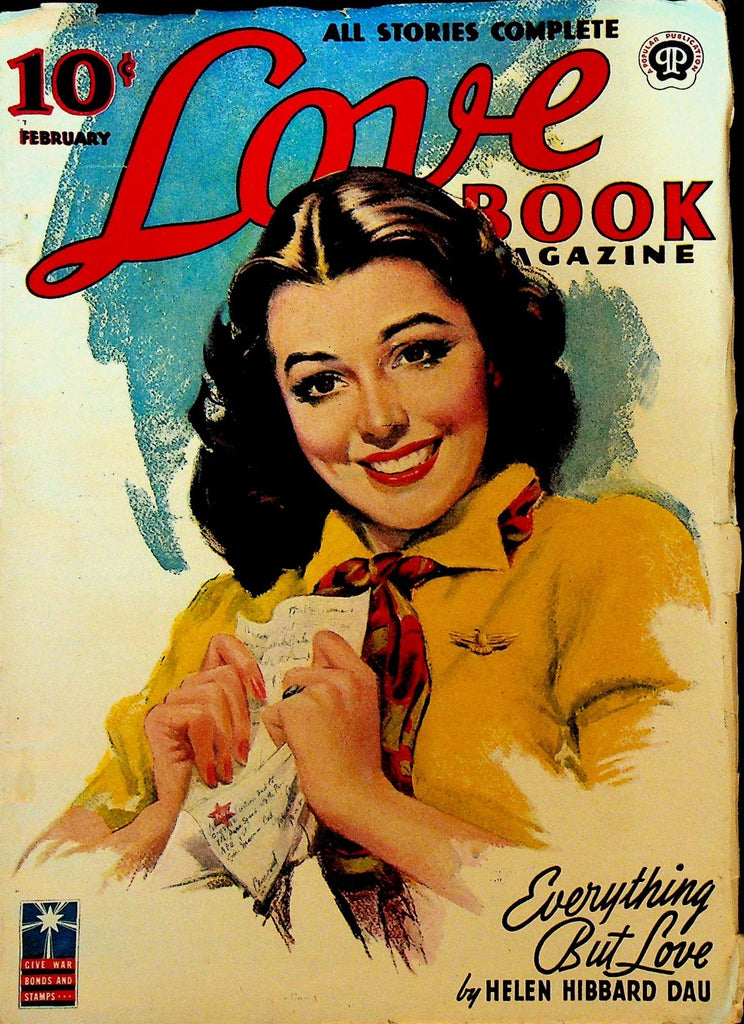 Love Book Magazine Pulp February 1943 Helen Hibbard Dau Helen Compton0