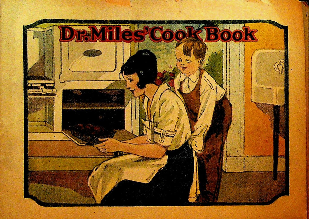 Dr Miles Cook Book Quack Medicine 1920s Elkhart Indiana0